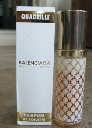 Vintage Balenciaga Quadrille Perfume 2 Oz Parfum De Toilette