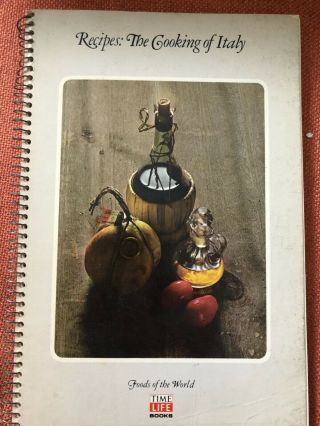 Vintage Time Life Foods Of The World Cookbooks: The Cooking Of Italy