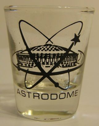 Vintage 1970s Houston Astros Mlb Baseball Astrodome Houston Texas Shot Glass
