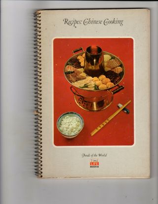 Vintage Time Life Foods Of The World Cookbooks: Recipes: Chinese Cooking