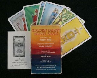 Vintage The Golden Dawn Tarot Deck Complete 80 Cards Booklet