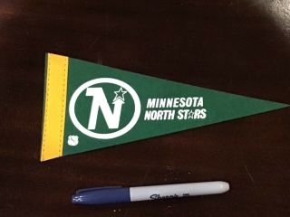 Vintage Minnesota North Stars Mini Pennant