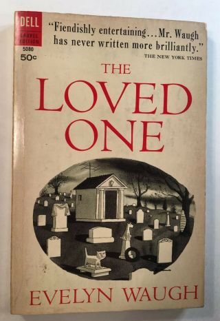 The Loved One By Evelyn Waugh Dell Laurel Edition Vintage Paperback 1963