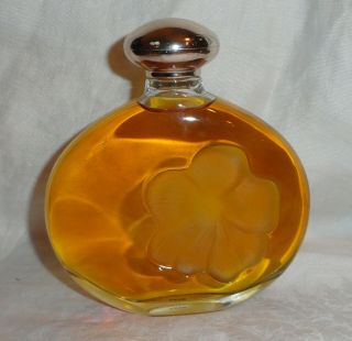 Vtg Fleur De Fleurs Nina Ricci Perfume 200ml Lalique Bottle Full