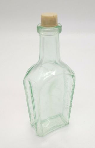 Vintage Ed Pinaud York Paris Barber Bottle With Cap Floral Design