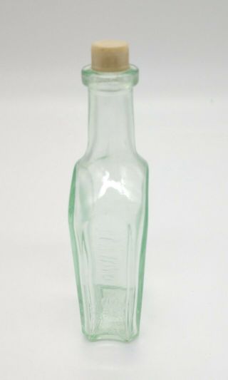 Vintage Ed Pinaud York Paris Barber Bottle with Cap Floral Design 2