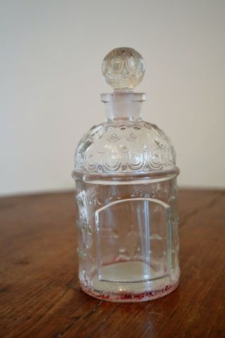 Vintage Glass Guerlain Imperial Bee Perfume Bottle Paris France 3