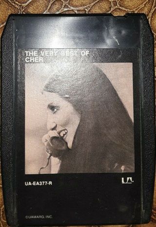 Cher The Very Best Of Cher Vintage 8 Track Tape United Artists Ua - Ea377 - R