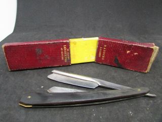 Jacques Le Coultre Straight Razor - Case W/extra Blade (8