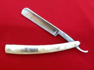 Shave Ready Pearl King Straight Razor International Cutlery By Dovo Cracked Ice