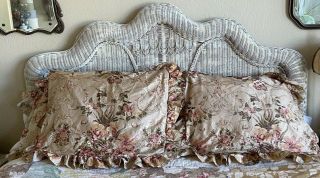 Ralph Lauren Guinevere Standard Pillow Shams Vintage Roses Pair