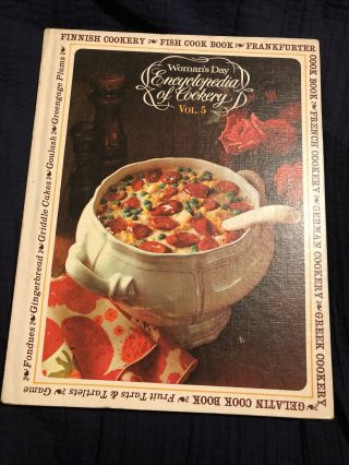 Womans Day Encyclopedia Of Cookery Vol 5 Vintage Cookbook Recipes Hc 1966