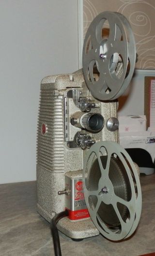 Vintage DeJur Model 500 8 MM Film Projector without Case 2