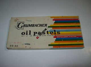 vintage GRUMBACHER Oil pastels 22 - 48 2