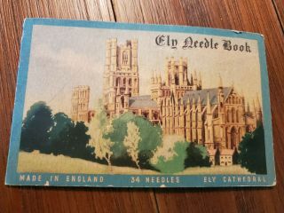 Vintage Hand Sewing Needles,  Needle Book,  Ely Cathedral,  England