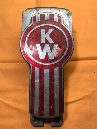 Vintage Kenworth Kw Hood Emblem Ornament K170 - 46 - 3 1980 