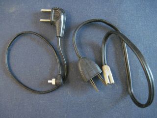 Vintage Graflex? Flash Sync/shutter Cords (2) Double Post/standard