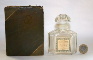 Old Guerlain Perfume Bottle « Jicky » / Baccarat / In Black Box