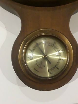 Vintage TRADITION Barometer West Germany Banjo Style Weather Station Thermometer 2