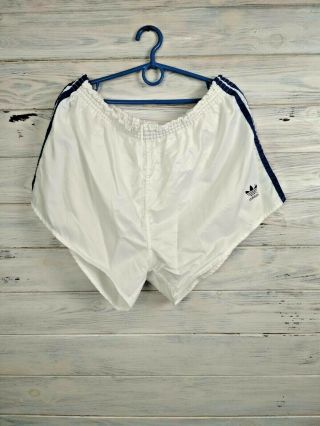 Adidas Shorts Size Xl Vintage Retro Mens White Football Soccer Sport