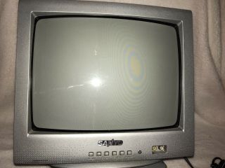 Vintage Sanyo Ds13204 13 " Crt Color Tv 4x3 With Remote
