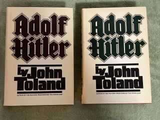 Adolf Hitler (vols.  I And Ii) By John Toland (vintage 1976 Hardcover, )