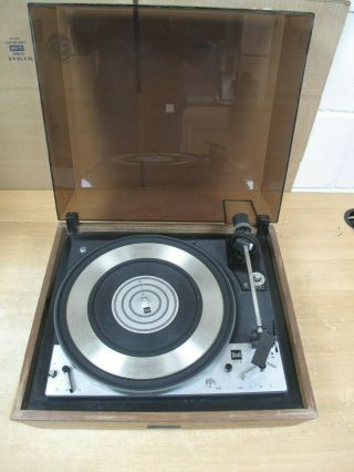 Vintage United Audio Dual 1218 Turntable With Dust Cover