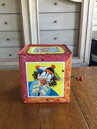 Vintage 1961 Matty Mattel’s Jack In The Box