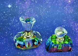 Ann Primrose Murano Glass Perfume Bottle 2 ½”,  3 ½” tall (BI MK/190311) 2