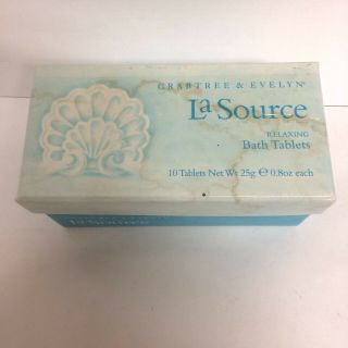 Crabtree And Evelyn La Source Relaxing Bath Tablets - - 8 Tablets