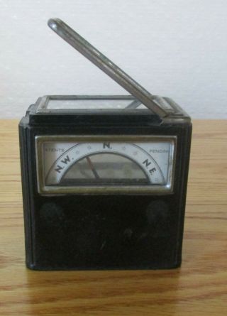 Vintage Aqua Survey & Instrument Co.  Magnetic Locator Dip Meter Compass No Case