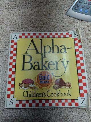 Vintage General Mills Gold Medal Flour Alpha - Bakery Children’s Recipes Cookbook