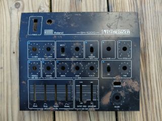 Roland Sh - 1000 Faceplate - - Vintage Synth Parts,  Synthesizer