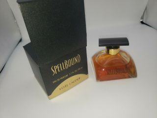Vintage Estee Lauder Spellbound Edp Perfume Splash 1.  7 Oz Bottle