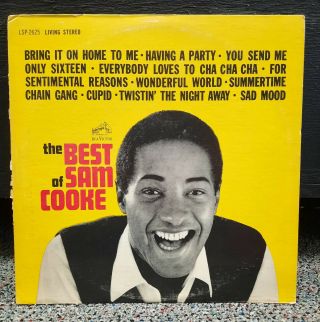 The Best Of Sam Cooke Vintage 12 " Vinyl Record
