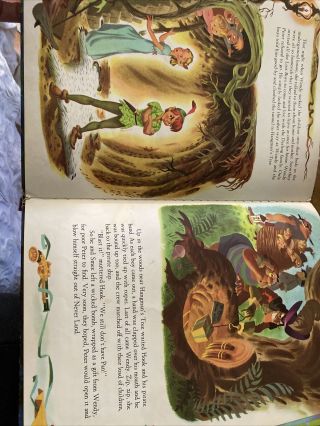 Vintage Big Golden Book Peter Pan 3