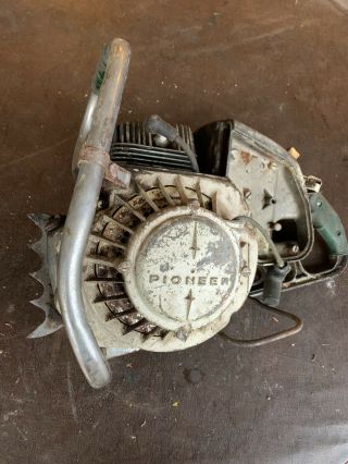 Vintage Pioneer 700 Chainsaw Parts Wood Cutter Power Head
