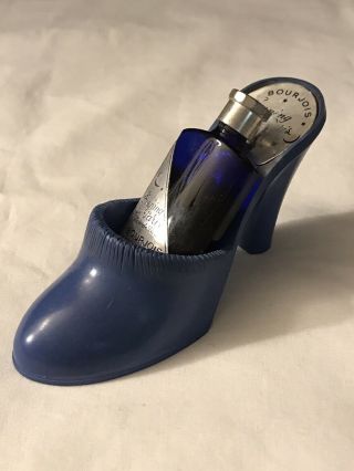 Vintage Bakelite Evening In Paris High Heel Shoe And Mini Perfume Bottle - 1940’s