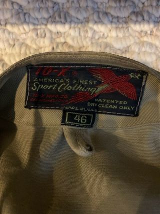 Vintage Shooting Jacket 10 X Size 46