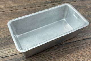 Mirro Vintage Aluminum Small Loaf Pan 7.  5 X 3.  75 X 2.  25” Quick Bread Made In Usa