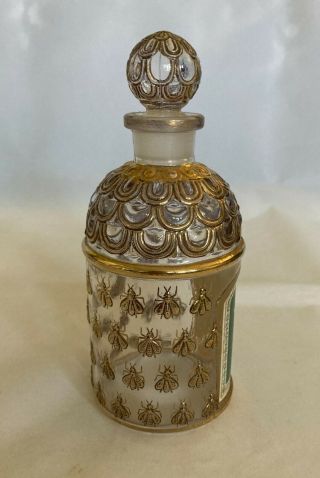 Lovely Vintage Guerlain Imperiale Golden Bee Perfume Cologne Bottle w Stopper 5 
