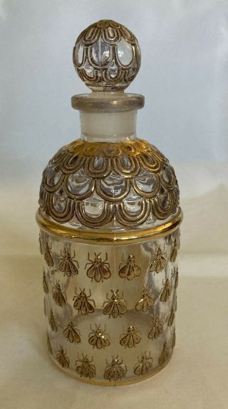 Lovely Vintage Guerlain Imperiale Golden Bee Perfume Cologne Bottle w Stopper 5 