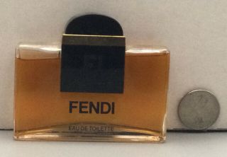 Vintage Bottle Of Fendi Eau De Toilette - 1.  7 Fl Oz (m203)