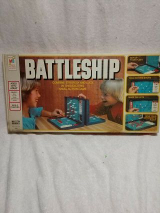 Vintage 1978 Battleship Game - Milton Bradley - Complete