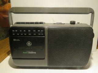 Vintage Ge Cassette Player Recorder Am/fm Radio Great Model 3 - 5264a