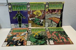 Vintage 1989 Dc Comics Green Lantern Emerald Dawn 1 - 6 Complete Set