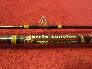 Vintage Garcia Conolon 2510 - A 7 Ft Fishing Rod Pole
