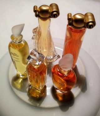 Collectible Vintage Givenchy Perfumes In Miniature Bottles -