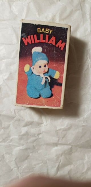 Vintage Baby William Matchbox Beanie Like Toy