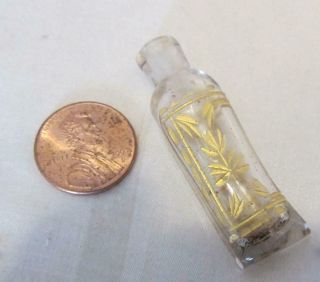 Tiny Throw Away Perfume Bottle - Early 1900 